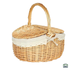 Panier Pique-Nique Rond en Osier