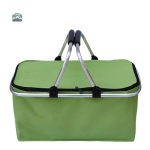 Panier Pique-Nique Vert en toile résistante