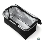 Panier vert pour repas en plein air et excursions