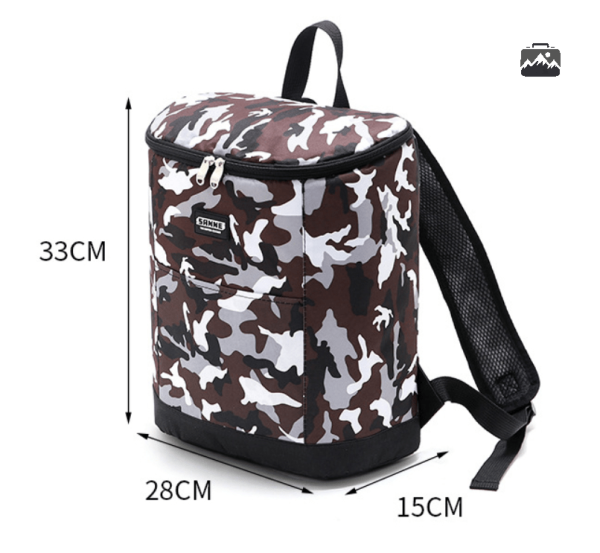 Sac à dos isotherme camouflage, pratique pour les sorties