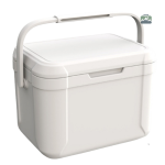 Petite glacière blanche pour le camping