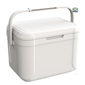 Petite glacière blanche pour le camping