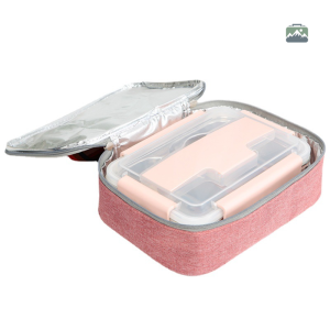 Glacière souple rose pour boissons et snacks