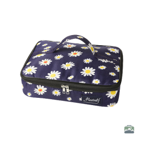 Petite pochette isotherme chrysanthème pour repas