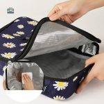 Pochette isotherme chrysanthème idéale pour le déjeuner