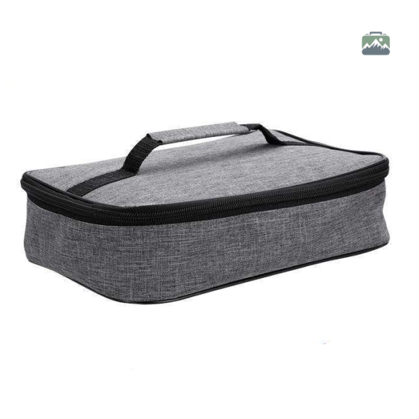 petite-pochette-isotherme-grise-1 Petite pochette isotherme grise pour repas