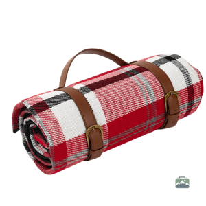Plaid pique-nique imperméable rouge