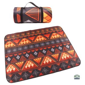 Plaid pique-nique rouge, idéal pour vos sorties en plein air