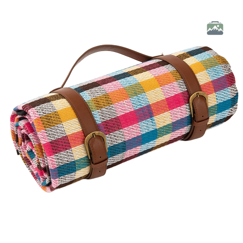 plaid-pique-nique-vichy-multicolore-1 Plaid pique-nique multicolore vichy