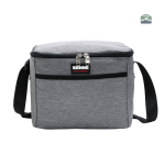 Sac à déjeuner bandoulière gris isotherme repas