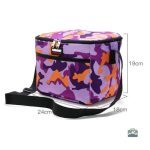 Sac à déjeuner compact en gris, parfait pour vos repas