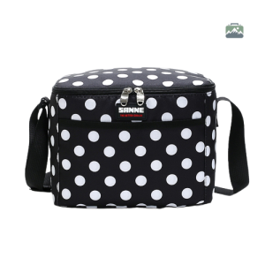 Sac à Déjeuner Isotherme à Pois Blanc