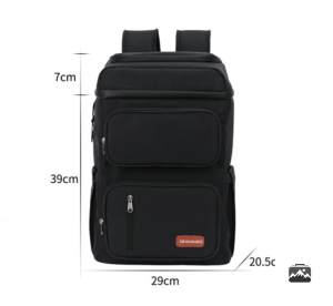 Sac à Dos Glacière Noir pour pique-niques et sorties