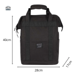 Sac à dos glacière noir, capacité de 20 litres pour vos pique-niques