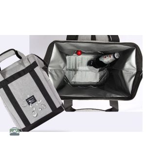 Sac à dos noir 20L, parfait pour transporter vos boissons et repas frais