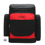 Sac à dos isotherme noir et rouge, idéal pour conserver vos aliments