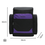 Sac à Dos Glacière en coloris noir et violet