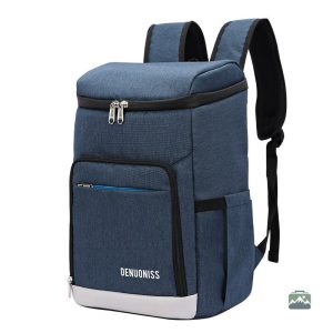 Sac à dos isotherme bleu pour le transport alimentaire