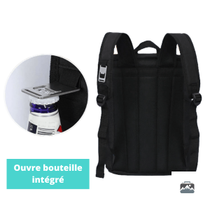 Sac à dos bleu isotherme avec grande capacité de 20 litres