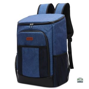 Sac à dos isotherme bleu 30L pour le transport de repas