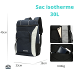 Sac à dos isotherme pratique pour activités en extérieur