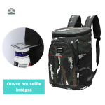 Sac à Dos Isotherme 20L avec design camouflage