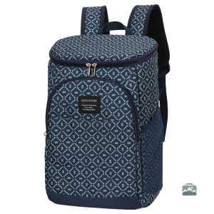 Sac à dos isotherme chic bleu pour un transport élégant