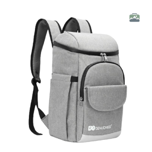 Sac à dos isotherme gris 18L pour le transport de nourriture