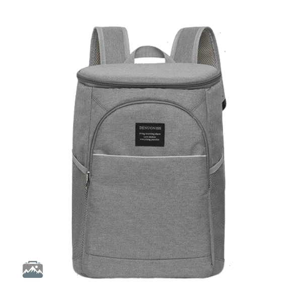 sac-a-dos-isotherme-gris-20l-1 Sac à dos isotherme gris 20L pour conserver vos aliments au frais