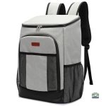 Sac à dos isotherme gris 30L pour le transport de nourriture