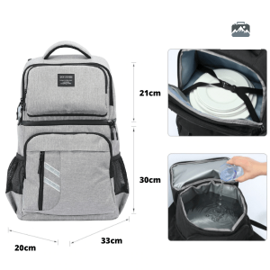 Sac à Dos Isotherme 35L en couleur grise