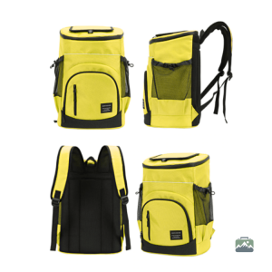 Sac à dos isotherme 33L, couleur jaune vif pour sorties