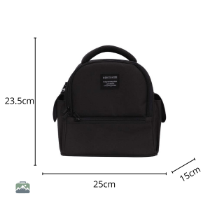 Sac à Dos Isotherme compact noir, capacité 10 litres