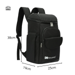 Sac à Dos Isotherme noir, capacité de 18 litres pour vos repas