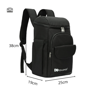 Sac à Dos Isotherme noir, capacité de 18 litres pour vos repas