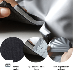 Sac à dos réfrigérant noir pour vos sorties