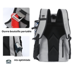 Sac à dos pour pique-nique en couleur gris