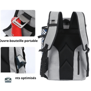 Sac à dos pour pique-nique en couleur gris