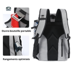 Sac à dos noir pour pique-nique et loisirs