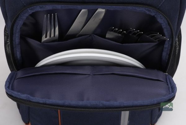 Sac à dos repas bleu, idéal pour le travail ou les loisirs