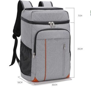 Sac à Dos Isotherme pour repas en couleur grise