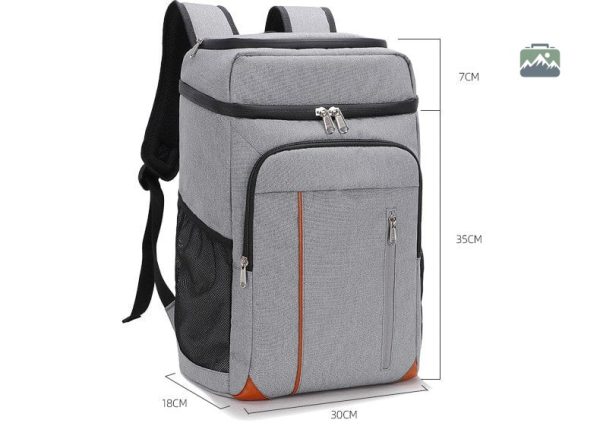 Sac à Dos Isotherme pour repas en couleur grise