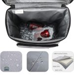 Sac à Dos pour repas, design isotherme gris