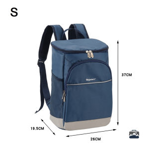 Sac à dos bleu pour transport de repas