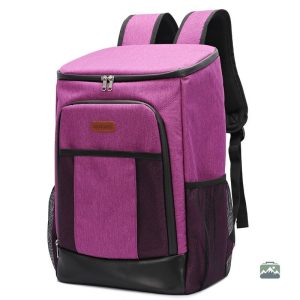 Sac à dos isotherme violet 30L pour le transport de nourriture