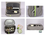 Lunch box gris pratique pour les pique-niques