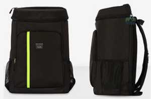Sac à dos lunch box noir pour le travail ou les loisirs