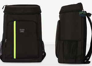 Sac à dos lunch box noir pour le travail ou les loisirs