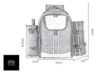 Sac à Dos Isotherme 27L pour pique-nique et excursions