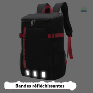 Sac à Dos Picnic Rouge, parfait pour les repas en extérieur